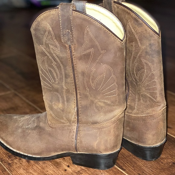 Cowboy boots size 5 - Picture 1 of 4